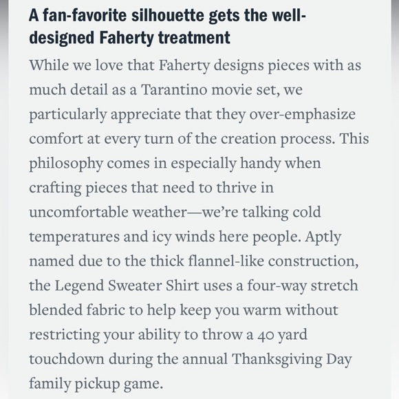 Faherty Legend Sweater Shirt in Charcoal Black Buffalo Plaid Size XL - Picture 12 of 15